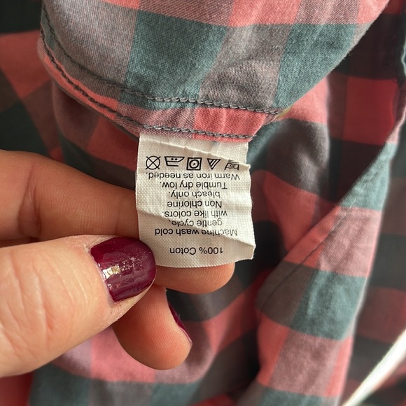 J.Crew Slim Fit Mens MED button down - Picture 5 of 7